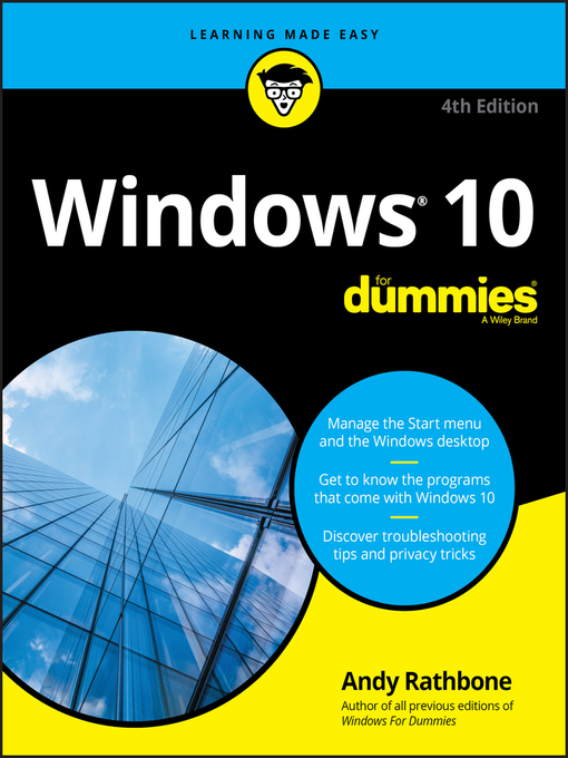 Title details for Windows 10 For Dummies by Andy Rathbone - Available